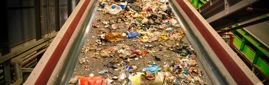Imagen de clasificación de residuos urbanos indiferenciados