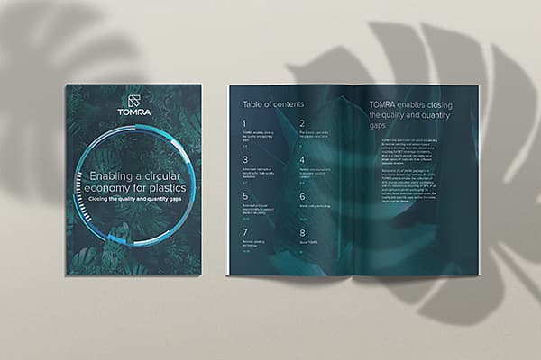 Enabling a-circular economy for plastics brochure cover